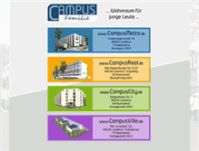 Tablet Screenshot of campusville.de